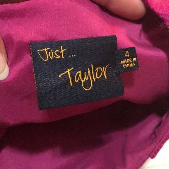 JUST...TAYLOR Fuchsia Sheath Dress - Picture 8 of 9